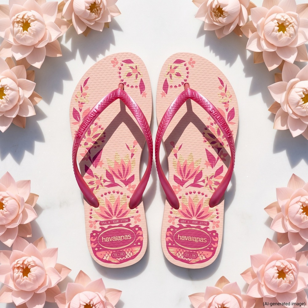EXCLUSIVE! W's 6 | Havaianas Slim Organic flip flops sandals | SLPR0101